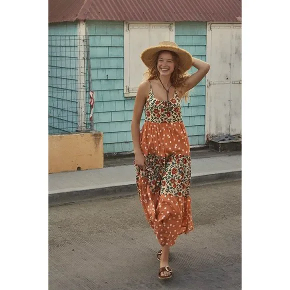 Anthropologie Roller Rabbit Dakota Cover-Up Maxi Dress